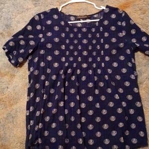 Blue light weight Zanzea top size XXL but fits like a large.